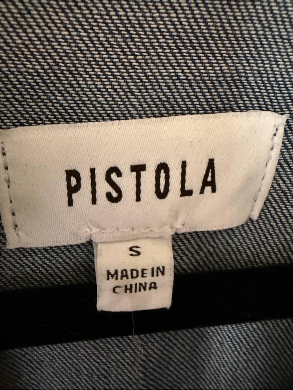 pistola Denim Shirt Mini Dress in Blue - Picture 2 of 2